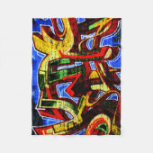 Graffiti 17 fbcnm fleecedecke (Vorderseite)