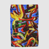 Graffiti 17 Gtcnm Golfhandtuch (Vorderseite)