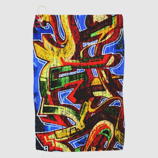 Graffiti 17 Gtcnm Golfhandtuch (Vorderseite)