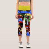Graffiti 17 lecapcna capri leggings (Vorderseite)