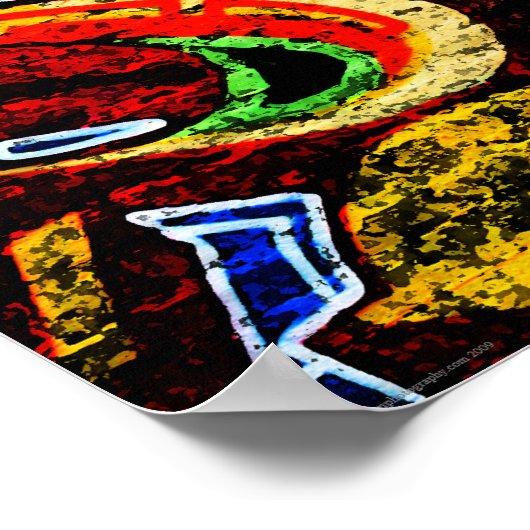 Graffiti 17 wapm poster (Ecke)