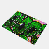 Graffiti 18 dmcnm fußmatte (Schrägansicht)