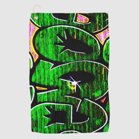 Graffiti 18 gtm golfhandtuch (Vorderseite)