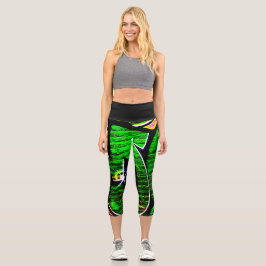 Graffiti 18 lecapcna capri leggings