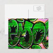 Graffiti 18 pc arc4 postkarte (Vorne/Hinten)