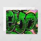 Graffiti 18 pccnm postkarte (Vorne/Hinten)
