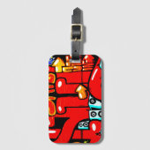 Graffiti 19 bc ltcnm gepäckanhänger (Vorderseite Vertikal)