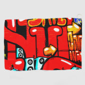 Graffiti 19 Gtcnm Golfhandtuch (Horizontal)