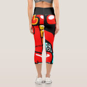Graffiti 19 lecapcna capri leggings (Rückseite)