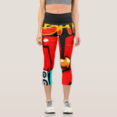 Graffiti 19 lecapcnm capri leggings (Vorderseite)