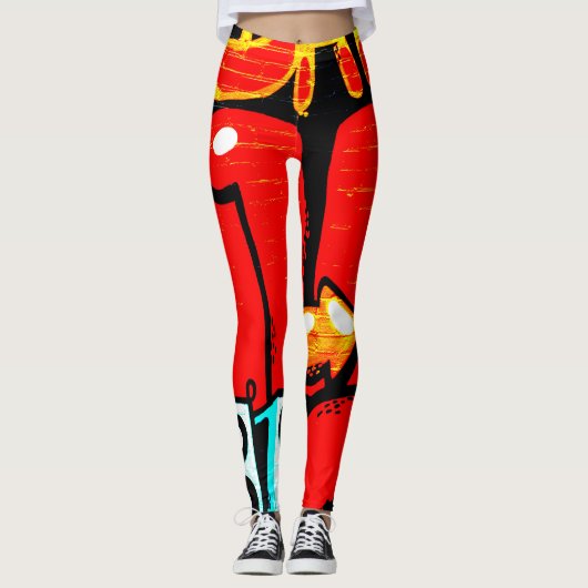 Graffiti 19 lecnm leggings (Vorderseite)
