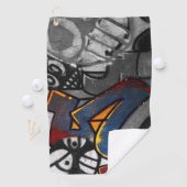 Graffiti 1 gta golfhandtuch (Insitu)