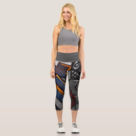 Graffiti 1 lecapa capri leggings