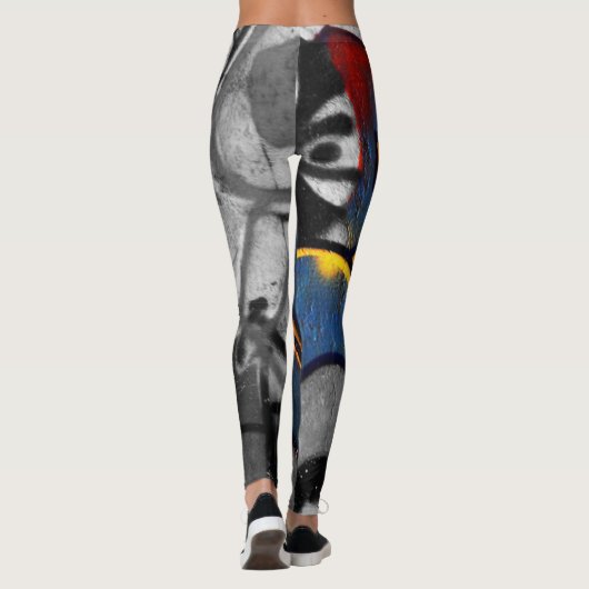 Graffiti 1 lecna leggings (Rückseite)