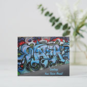 Graffiti 1 postkarte (Stehend Vorderseite)