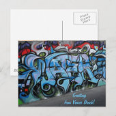 Graffiti 1 postkarte (Vorne/Hinten)