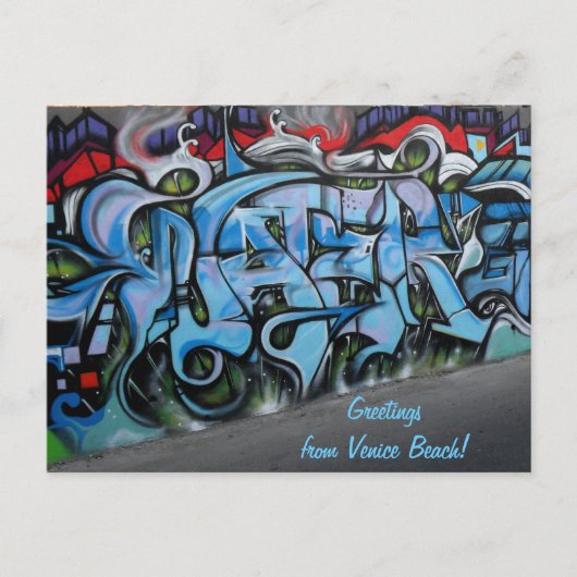 Graffiti 1 postkarte (Vorderseite)