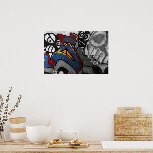 Graffiti 1 wapcn poster (Küche)
