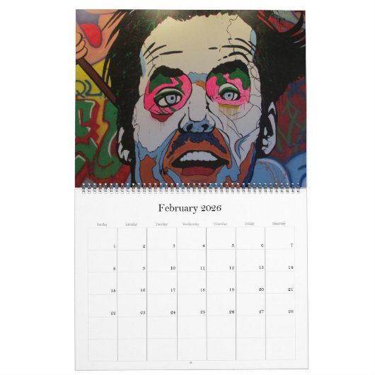 Graffiti 2025 kalender (Feb 2026)