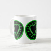 Graffiti 2 Valentinstag Tasse (Vorderseite Links)