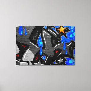 Graffiti 3 36x24 (90x60cm) Waccnm Leinwanddruck