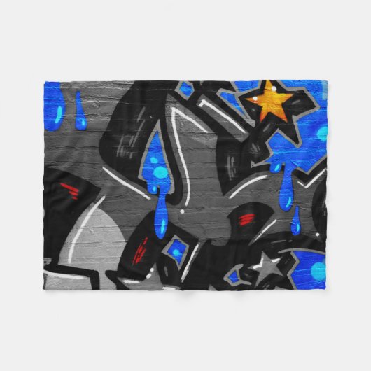 Graffiti 3 fbcna fleecedecke (Vorderseite (Horizontal))