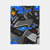 Graffiti 3 fbcnm fleecedecke (Vorderseite)