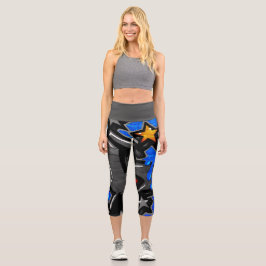 Graffiti 3 lecapcna capri leggings