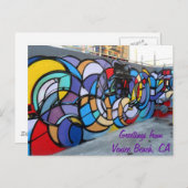 Graffiti 3 postkarte (Vorne/Hinten)