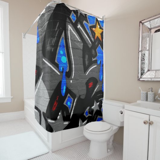 Graffiti 3 sccna duschvorhang (Beispiel)