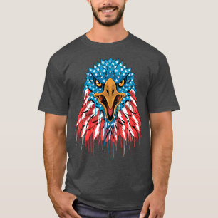 Graffiti 4. Juli Eagle T-Shirt