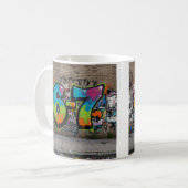 Graffiti 67 Viraler Trend/Fette Pop-Art Straßenmod Kaffeetasse (Vorderseite Links)