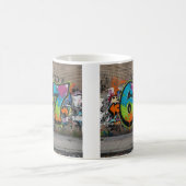 Graffiti 67 Viraler Trend/Fette Pop-Art Straßenmod Kaffeetasse (Mittel)
