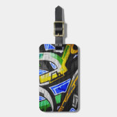 Graffiti 6 cd ltcna gepäckanhänger (Vorderseite vertikal)