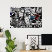 "Graffiti 6" drucken Poster (Heimbüro)