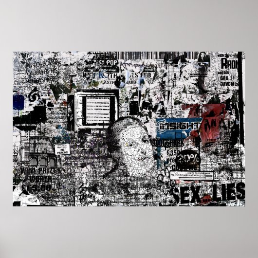 "Graffiti 6" drucken Poster (Vorne)