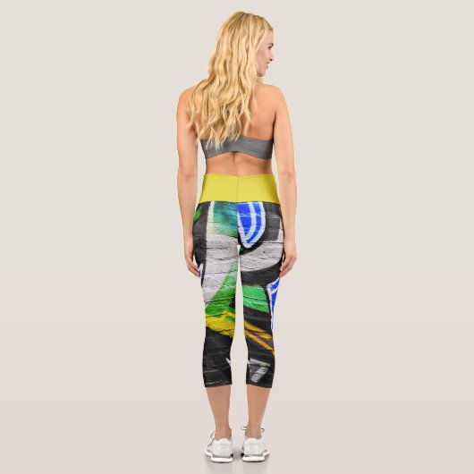 Graffiti 6 lecapcna capri leggings (Rückseite)