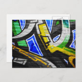 Graffiti 6 pccm postkarte (Vorne/Hinten)