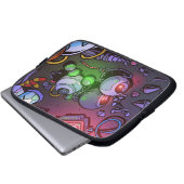 Graffiti-Abbildung Laptopschutzhülle (Vorne Knopf)