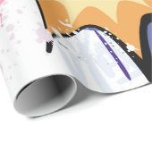 Graffiti-Abbildung mit Graffiti-Buchstaben Geschenkpapier (Rolleneckpunkt)