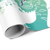 Graffiti-Abbildung mit Graffiti-Buchstaben Geschenkpapier (Rolleneckpunkt)