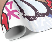 Graffiti-Abbildung mit Graffiti-Buchstaben Geschenkpapier (Rolleneckpunkt)