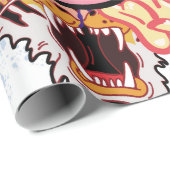 Graffiti-Abbildung mit Graffiti-Buchstaben Geschenkpapier (Rolleneckpunkt)