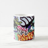 Graffiti-Abbildung mit Graffiti-Buchstaben Kaffeetasse (Mittel)