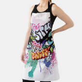 Graffiti-Abbildung mit Graffiti-Buchstaben Schürze (InSitu)