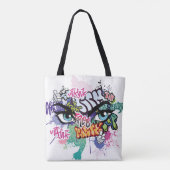 Graffiti-Abbildung mit Graffiti-Buchstaben Tasche (Rückseite)
