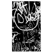 Graffiti Abstrakt Collage Print Pattern Kleine Geschenktüte (Rückseite)