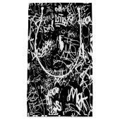 Graffiti Abstrakt Collage Print Pattern Kleine Geschenktüte (Vorderseite)
