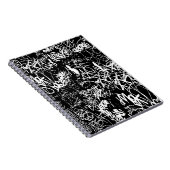Graffiti Abstrakt Collage Print Pattern Notizblock (Rechte Seite)