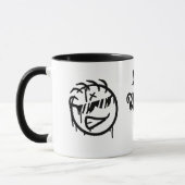 Graffiti Abstrakt "No Rules" Kaffeemaschine Tasse (Links)